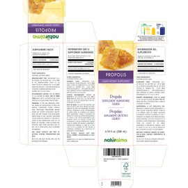 Naturalma Naturalma Propolis (Propolis) Resin Alcohol-Free Tincture - 6.76 fl oz Liquid Extract in Drops - Dietary Supplement