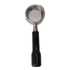 58mm Portafilter Bottomless Stainless Steel 2 Ear Comfortable Grip Coffee Machine Accessory for GAGGIA BABY EVOL UTION Black