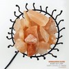 Himalayan Glow Salt lamp, Pillar Basket with Salt Chunks 7-9