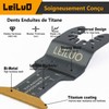 LEILUO Titan Multitool S?gebl?tter LEILUO 15 Stck oszillierende Werkzeugklingen fr