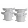 Bed Sheet Corner Grippers for Secure Bedding – 4-Piece Plastic