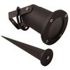 Knightsbridge Discontinued Garden Spike Light, Aluminium, 50 W, Black