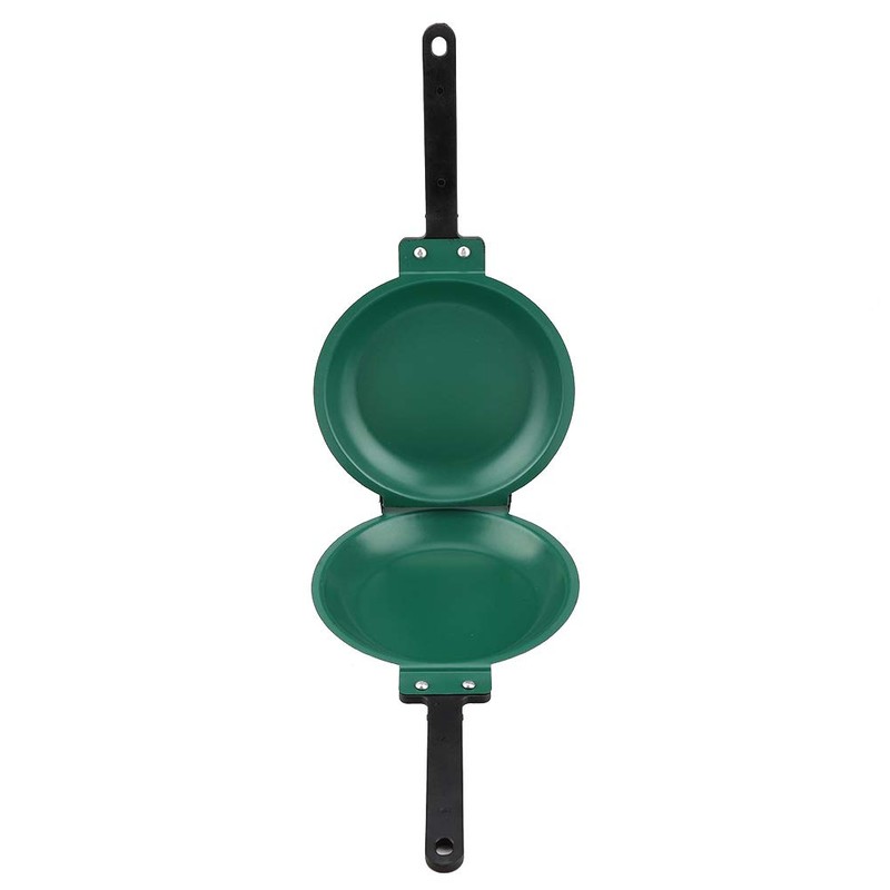 Yencoly Coating Double Grill Pan,Double Side Non-stick Ceramic Coating Flip