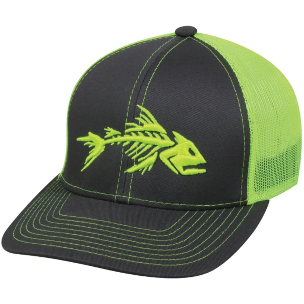 Outdoor Cap Neon Bonefish Mesh Back Fishing Hat
