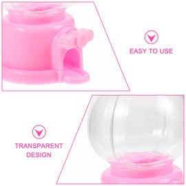 Alipis Mini Gumball Machine Candy Dispenser for Boy Girl Fun Plastic Candy Catcher Toys Party Favor for Birthdays Easy to Operate with Rotating Button