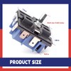W10434452 Electric Range Dual Infinite Control Switch MDPA-W171-WPM, MDPA-W171-UNM Replacement