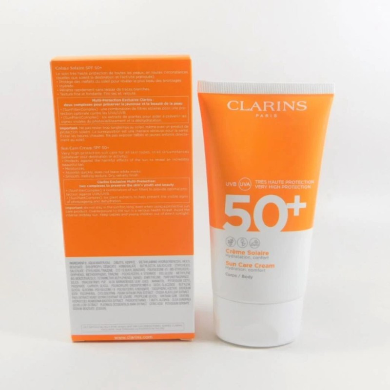 Clarins Sun Care Cream 50+ UVB 5.1oz/ 150 ml *NEW