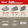 Eskimo® 43111 Turbo Blades, 10 Inch, Ice Augers, Stainless Steel