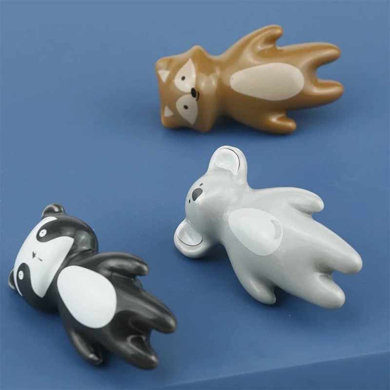 SagaSave 1PCS Cute Animal Knobs Door Knobs Decorative Cupboard Cabinet