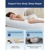 ZonLi Adjustable Memory Foam Body Pillow for Adults, Firm Support