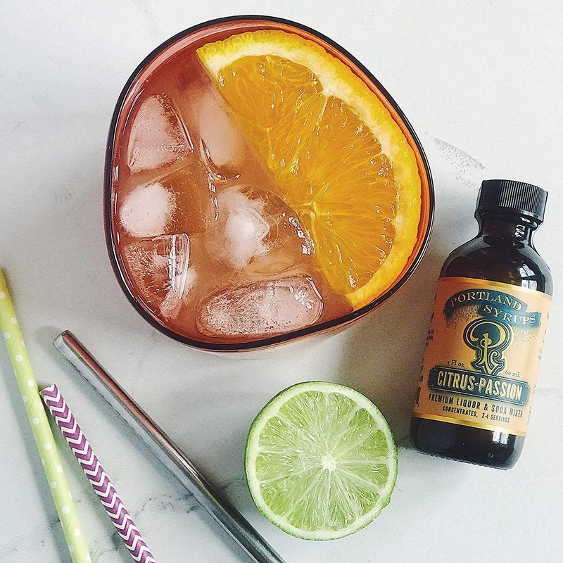 Portland Syrups Citrus-Passion Syrup (12 Fl Oz (Pack of 2))