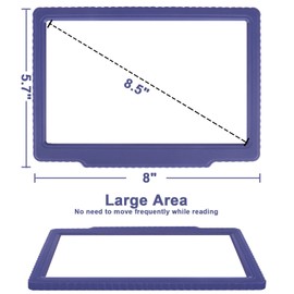 Blue 5X Magnifying Glass for Reading…