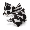 CanadianCat Company Set of 3 Mini Pyramids Black / White