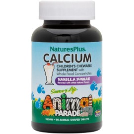 Nature's Plus Animal Parade Children's Calcium (Vanilla Sundae) - 90 Chew Tabs