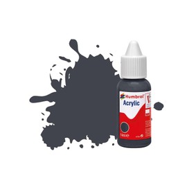 Humbrol DB0032 Acrylic Paint No 32 Dark Grey - Matt,14 ml (Pack of 1)