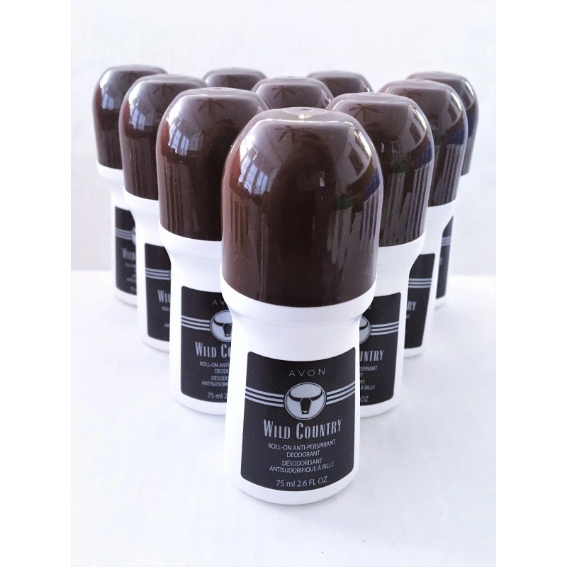 Avon DEODORANT Wild Country Roll-On Bonus Size - Set of