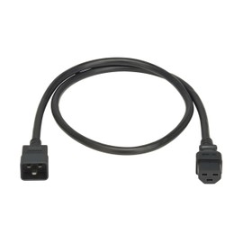 Tripp Lite C20 to C21 Power Cord for 250V Servers, PDUs, UPS, & IT Network Devices - 4 Feet / 1.2 Meters - Heavy-Duty 12 AWG, 20A, Lifetime Manufacturer's Warranty (P035-004)