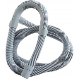 CORNAT T357502 Spir.Waste Hose f.wash.m.Brack.2,5m, Gray, 250 cm Länge