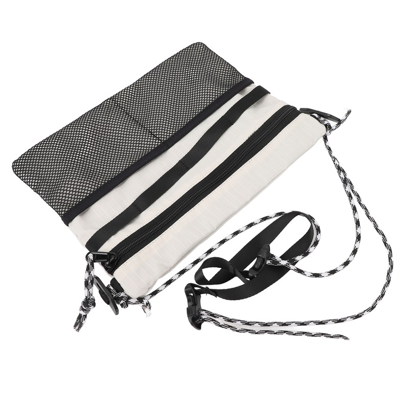 Outdoor Shoulder Bag Multifunction Multiple Department Adjustable Strap Portable Mini