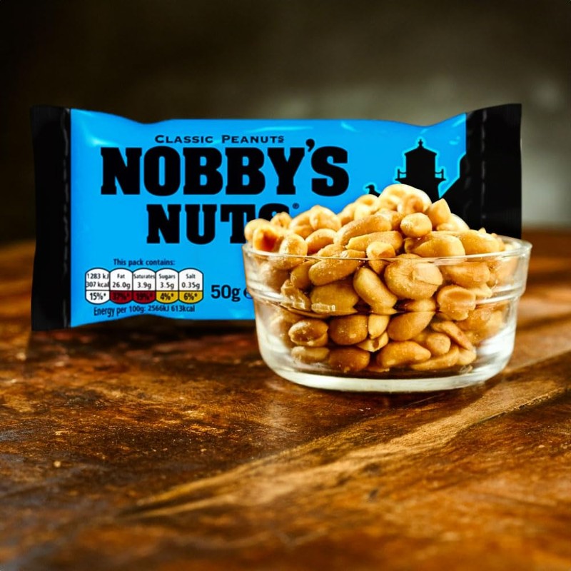 Nobby's Classic Salted Peanuts In Mega Pub Card 24x50g Packs
