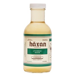 Haxan Ferments Jyunmai Sake Rice Vinegar - Made with Seattle-Brewed Tahoma Fuji Sake | Bright, Floral Notes & Clean Acidity | Perfect for Marinades & Pickling | Artisan Rice Vinegar, 5% Acidity