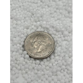 White Polystyrene Foam Beads 2-3mm for Crafts, Decorations, DIY Projects – 100,000 Pieces, 5000ML, Ideal for Slime Making, Vase Fillers, and Party Decorations