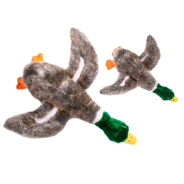 Pet Brands Plush Dog Toy, Small Duck Squeak Interactive Dog