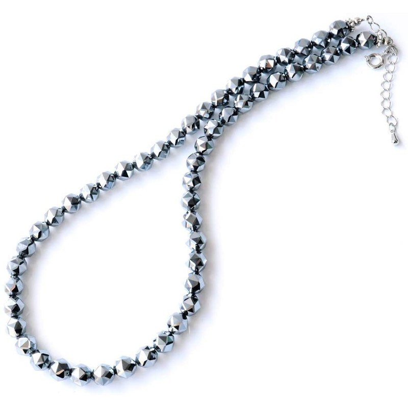 GOLD STONE Terahertz Mineral Necklace, Star Cut, 0.3 inches (8