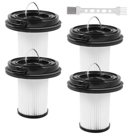 Katerelis 4 Pack Replacement Filter Compatible with BISSELL CleanView XR Lightweight Cordless Vacuum, for Bissell CleanView XR/XR pet Lightweight Cordless Vacuum - Filter, Washable and Reusable