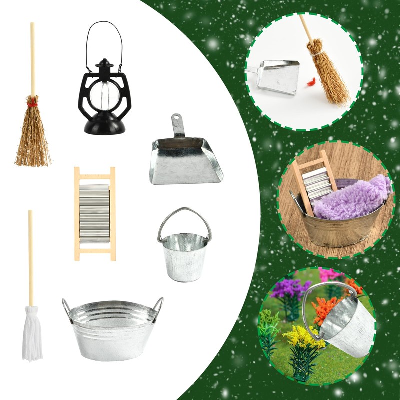 Miniature Tool, Miniature Gnome Tool Box, Gnome Tool Set, Mini