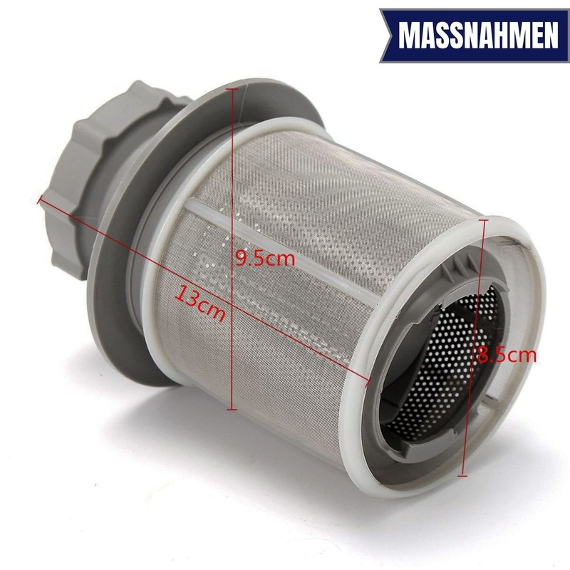 ELECTROHOGAR Filter for Bosch Dishwasher, Metal Filter + Fine Sieve,