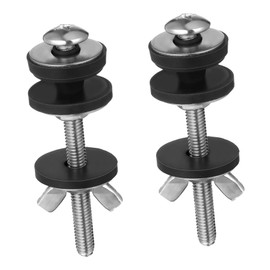 SHINEOFI 2pcs Toilet Tank Bolt Replacement Kit Gasket Seal for Toilet Bowl Fastening Easy Install for Compatible with Various Models