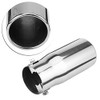 Car Exhaust Tailpipe, Modification Stainless Steel Exhaust Tailpipe (Flat)