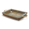Calaisio Rectangular Casserole Basket with Baking Dish, Includes 4QT Glass