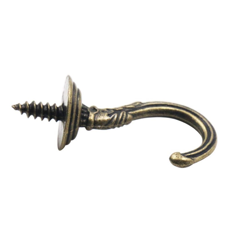 mciskin Vintage Wall Ceiling Screw Hooks, Cup Hooks, Dropped Ceiling