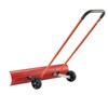 VEVOR 38-inch Snow Pusher Shovel with Wheels, Bi-Directional Heavy Duty