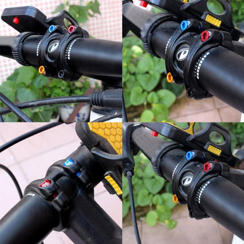 Perfeclan 4pcs M5 x 17mm Stem Screws for Mountain Bike