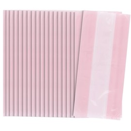 Pastel Pink Cellophane Bags - 14" x 5.38" (Pack Of 30) - Premium Treat Bags For Gifts, Party Favors & Candy Packaging