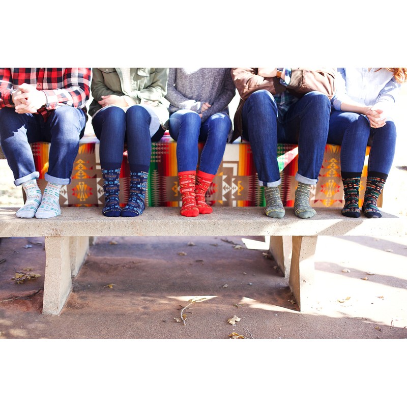 Pendleton Wool Blends Crew Socks, Chief Joseph Grey, Large(9-12)