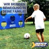 Best Sport Kids' Glow in The Dark-Flash Football, Blue/Orange, Size