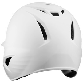 Zett Baseball Hard-Hitting Player Helmet, Pro Status, Matte Finish, White (1100) M (55~57cm) BHL181