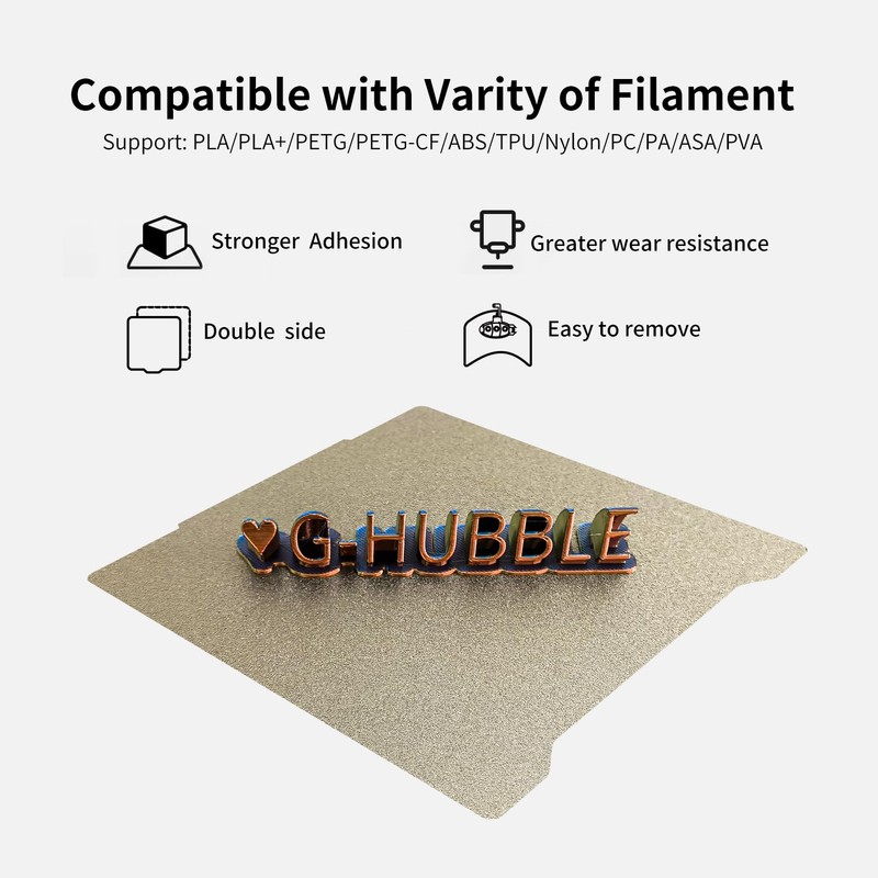Upgraded Prusa Mini Build Plate 100% Imported Thicker PEI Sheet