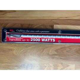 K40 NEW K40 T400PLUS 4' Top Loaded 2500 Watt CB/10-Meter Whip Antenna White USA MADE