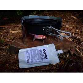 Exogel Camping Stove Gel Fuel. Versatile, odourless fuel with high energy density. Non-hazmat and air-transportable, ideal for hiking, travel and home emergencies. UK-Made. (3x 250ml)