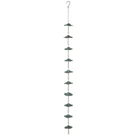 Ganz Large Green Patina Mushroom Rain Chain (144873)