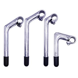 SENQI 22.2 x 25.4 mm Electroplating Gooseneck Aluminium Alloy 80 x 220 x 240 Stems with Teeth BSB040 (Black)