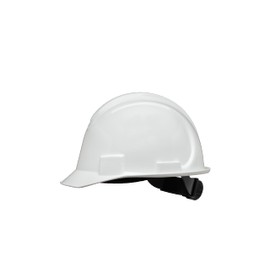 Honeywell North Short Brim Hard Hat White, Non-Vented, Dual-Lock Mechanism, 4-Point Ratchet Suspension, High-Density Polyethylene, NSB20001E (1 Piece)