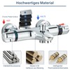 Zamery Shower Mixer with Thermostat Fitting Shower Bath Tap Shower