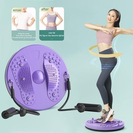 2 Pack Split Type Twist Waist Disc Balance Board - Body Shaping Waist Twisting Disc - Fitness Turntable for Home Workout, Waist Wriggling Plate