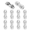 sourcing map M3 304 Stainless Steel Double Wire Rope Clips,